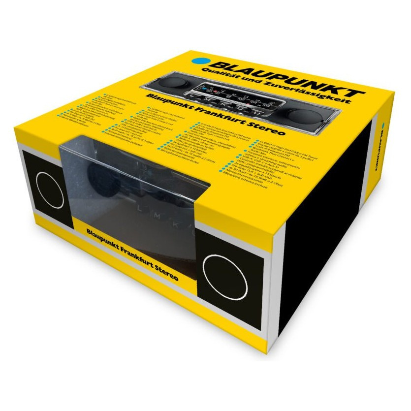 Blaupunkt Frankfurt Stereo, moderne retrostereo med svart front