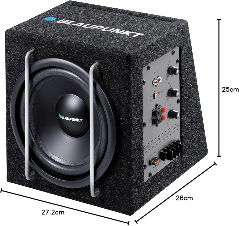 Blaupunkt GTb 8200 A, 1x8 tommers aktiv basskasse