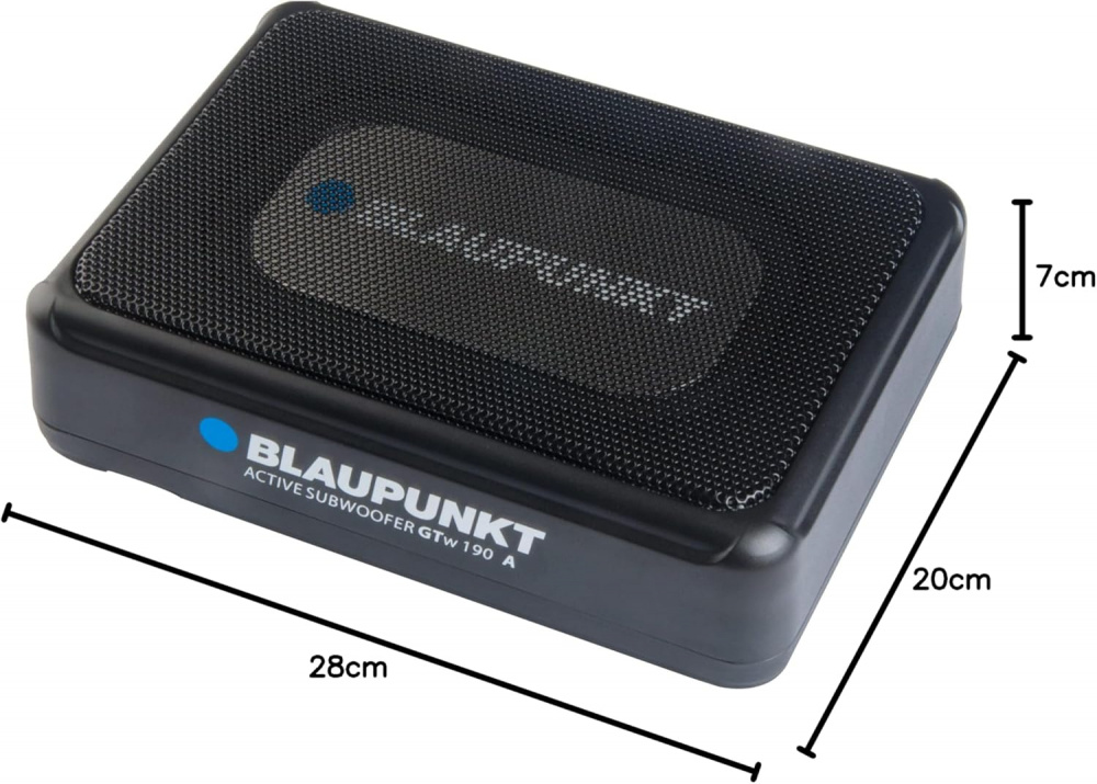 Blaupunkt GTw 190 A 24 Volt, aktiv 5x8 tommers undersetebass