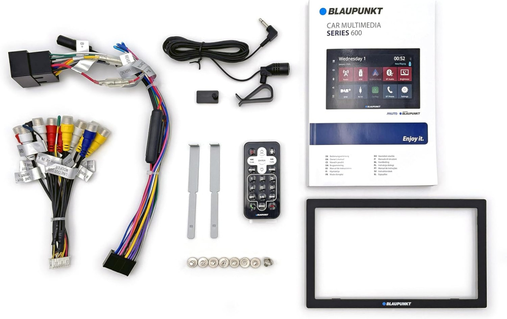 Blaupunkt Oslo 600 DAB, bilstereo med trådløs CarPlay/Android Auto