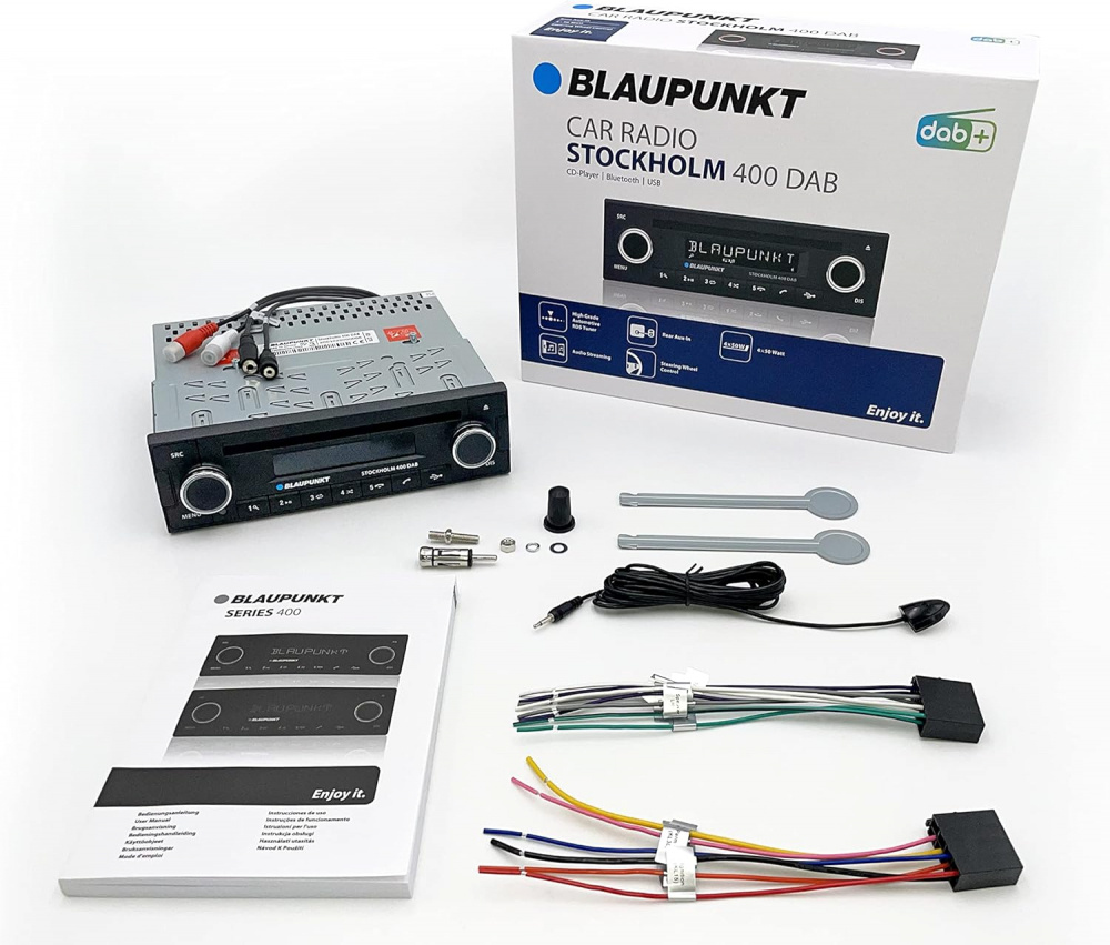 Blaupunkt Stockholm 400 DAB, retro bilstereo med Bluetooth og DAB+