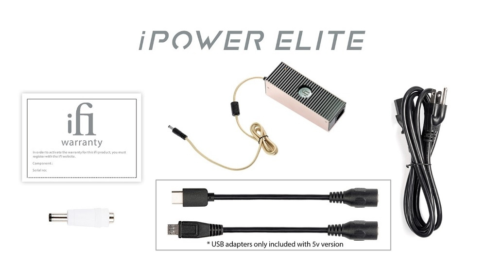 iFi Audio iPower Elite nettadapter, 5V / 5A