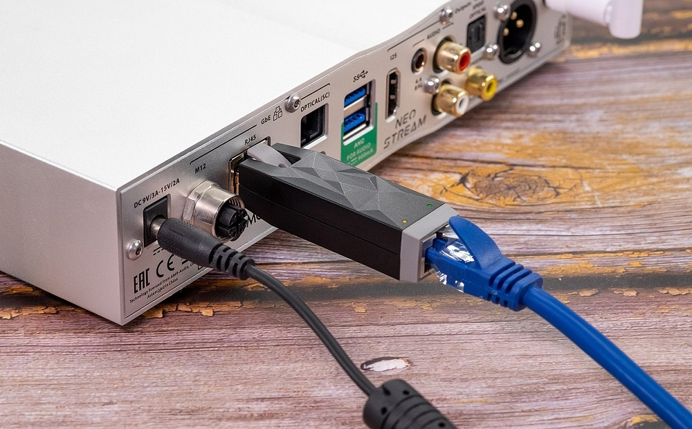 iFi Audio LAN iSilencer, galvanisk isolering for Ethernet