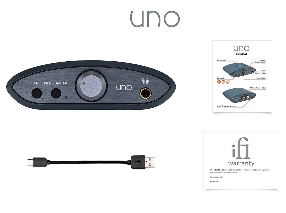 iFi Audio Uno, hodetelefonforsterker med USB DAC