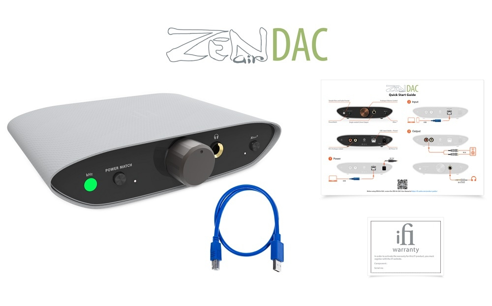 iFi Audio Zen Air DAC, med MQA-støtte & hodetelefonutgang