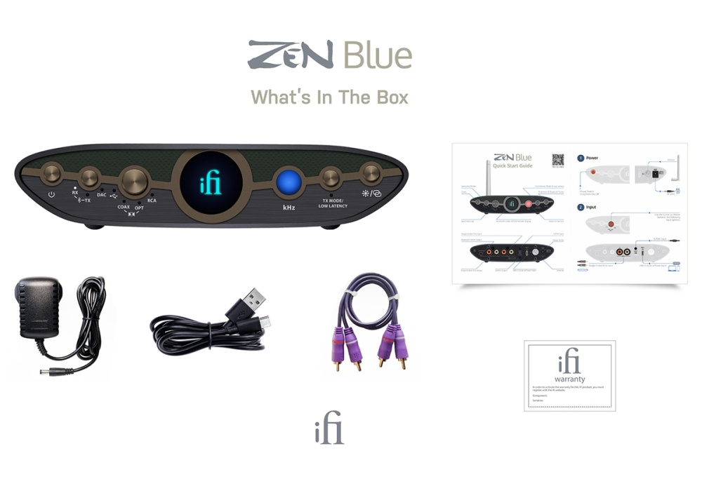 iFi Audio Zen Blue 3, Bluetooth-mottaker og sender