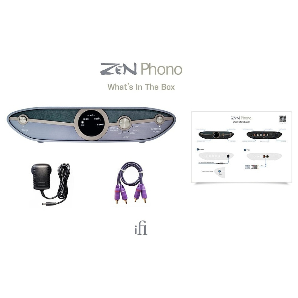 iFi Audio Zen Phono 3, RIAA-trinn for vinylspillere