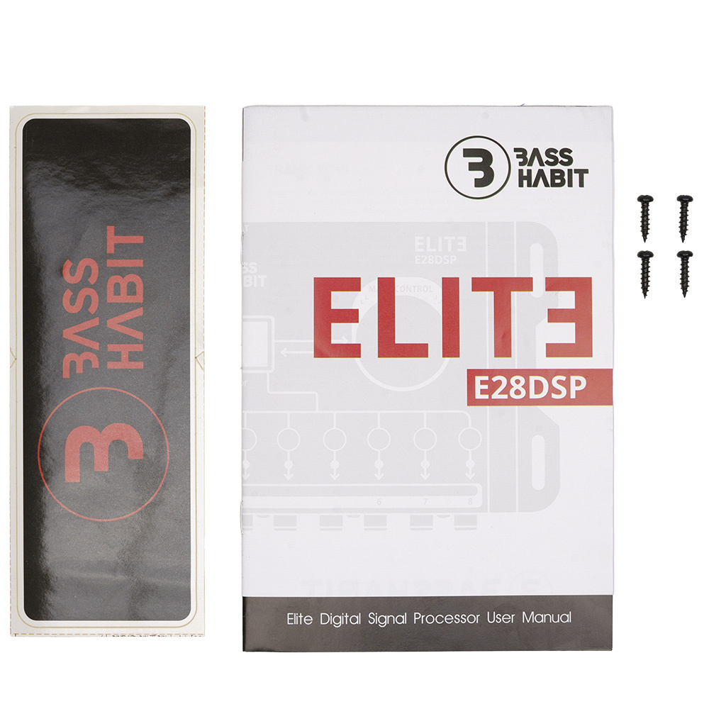 Bass Habit Elite E28DSP, kraftfull lydprosessor