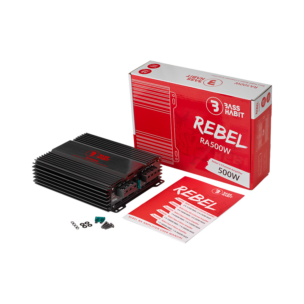 Bass Habit Rebel RA500W, tokanals forsterker