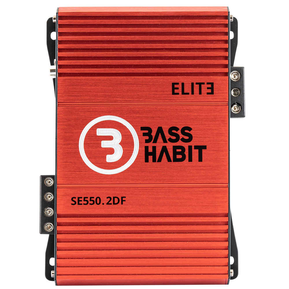 Bass Habit SPL ELITE 550.2DF, to-kanalsforsterker