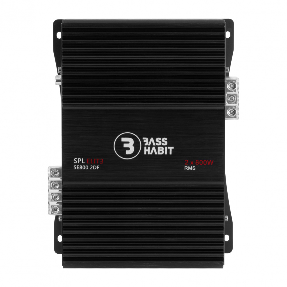 Bass Habit SPL ELITE 800.2DF, 2-kanals forsterker