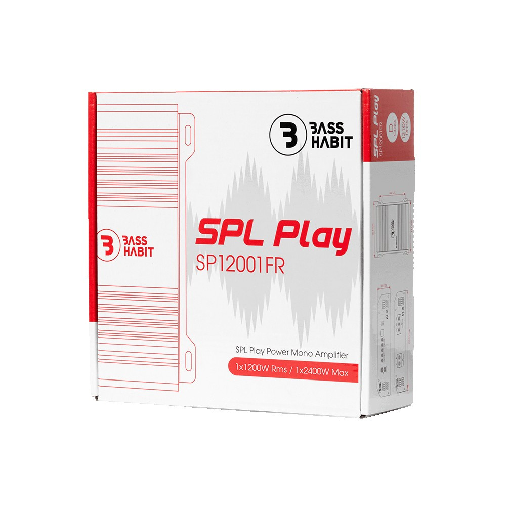 Bass Habit SPL Play SP12001FR, monoblokk