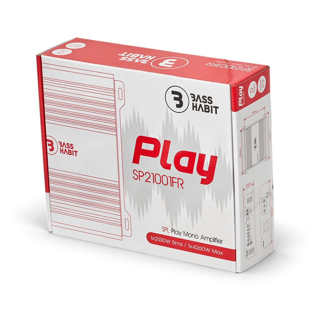 Bass Habit SPL Play SP21001FR, monoblokk