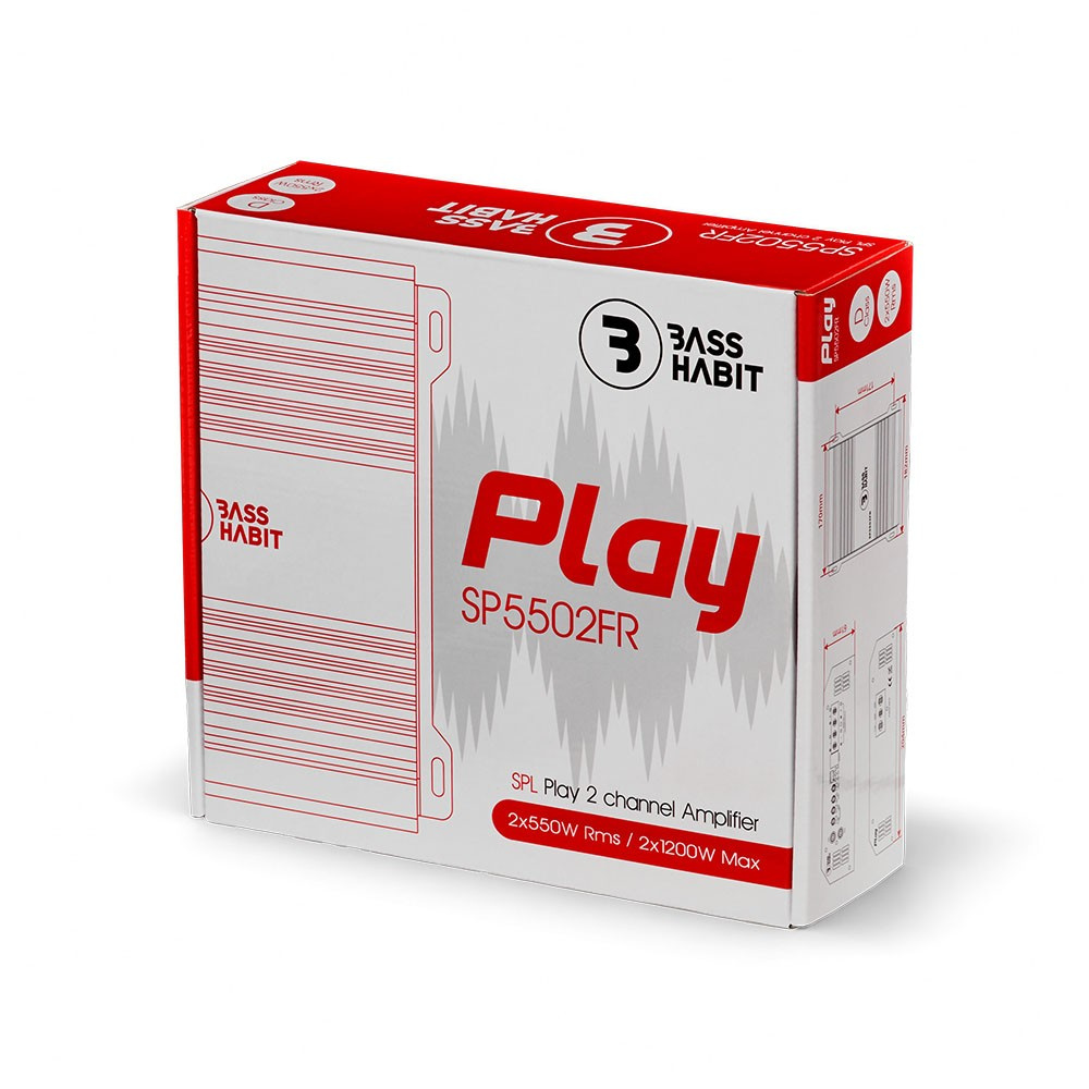 Bass Habit SPL Play SP5502FR, tokanals forsterker