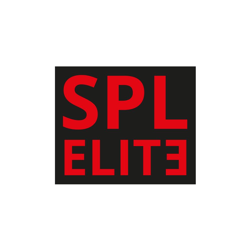 Bass Habit SPL ELITE-klistremerke 7x6cm, svart