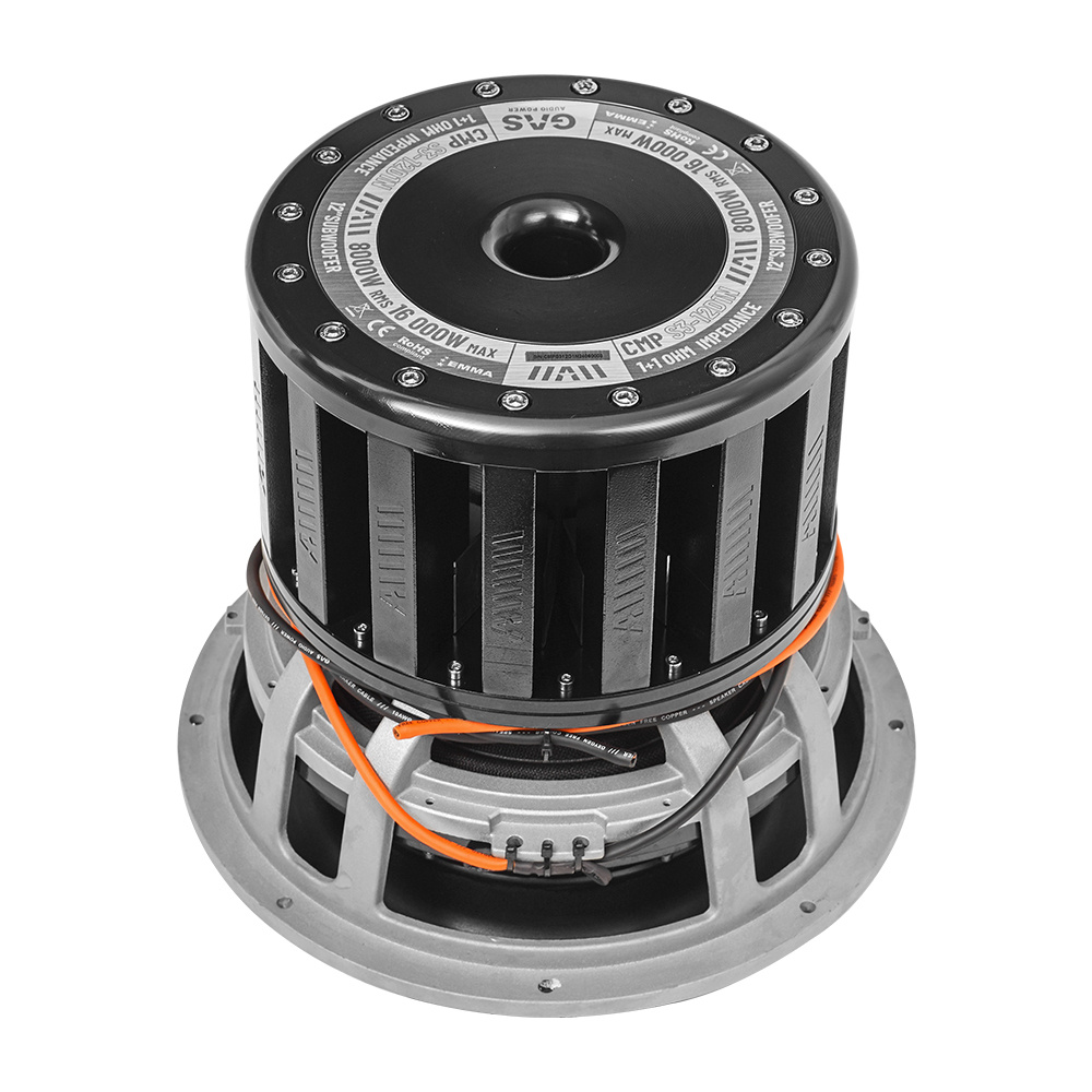 GAS CMP S3-12D1N, ekstremt 12-tommers basshøyttaler med neodymmotor