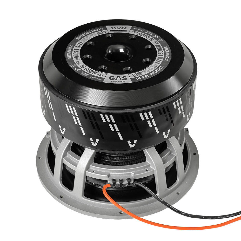 GAS CMP S3-12D1, ekstremt 12-tommers basshøyttaler med ferritt-hybridmotor