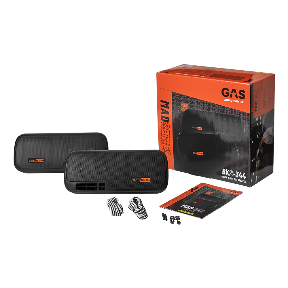 GAS MAD BK2-344, 4 tommers 3-veis kassehøyttaler