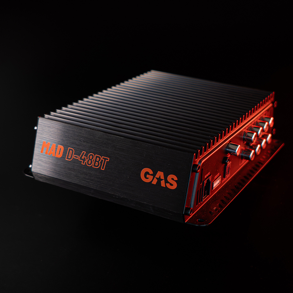GAS MAD D-48BT, 8-kanals DSP med Bluetooth