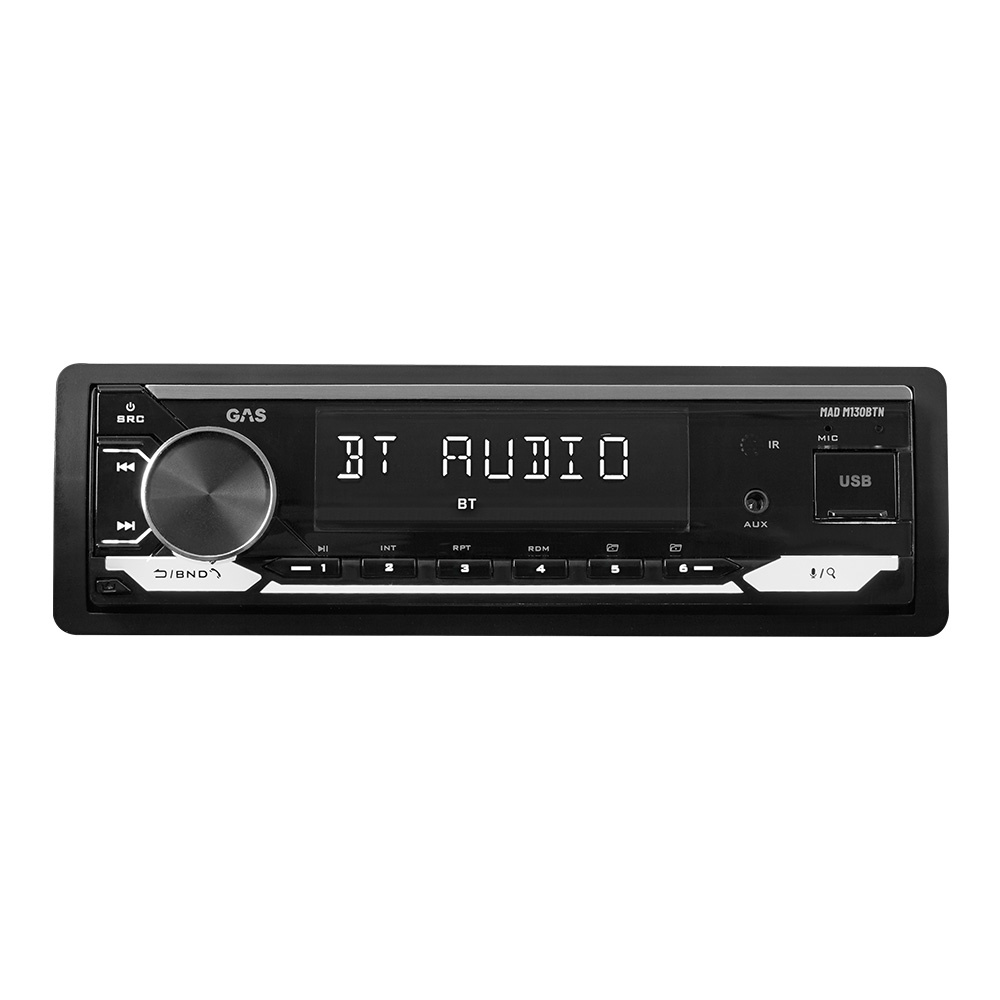 GAS MAD M130-BTN bilstereo med Bluetooth, DSP og 3 par lavnivå