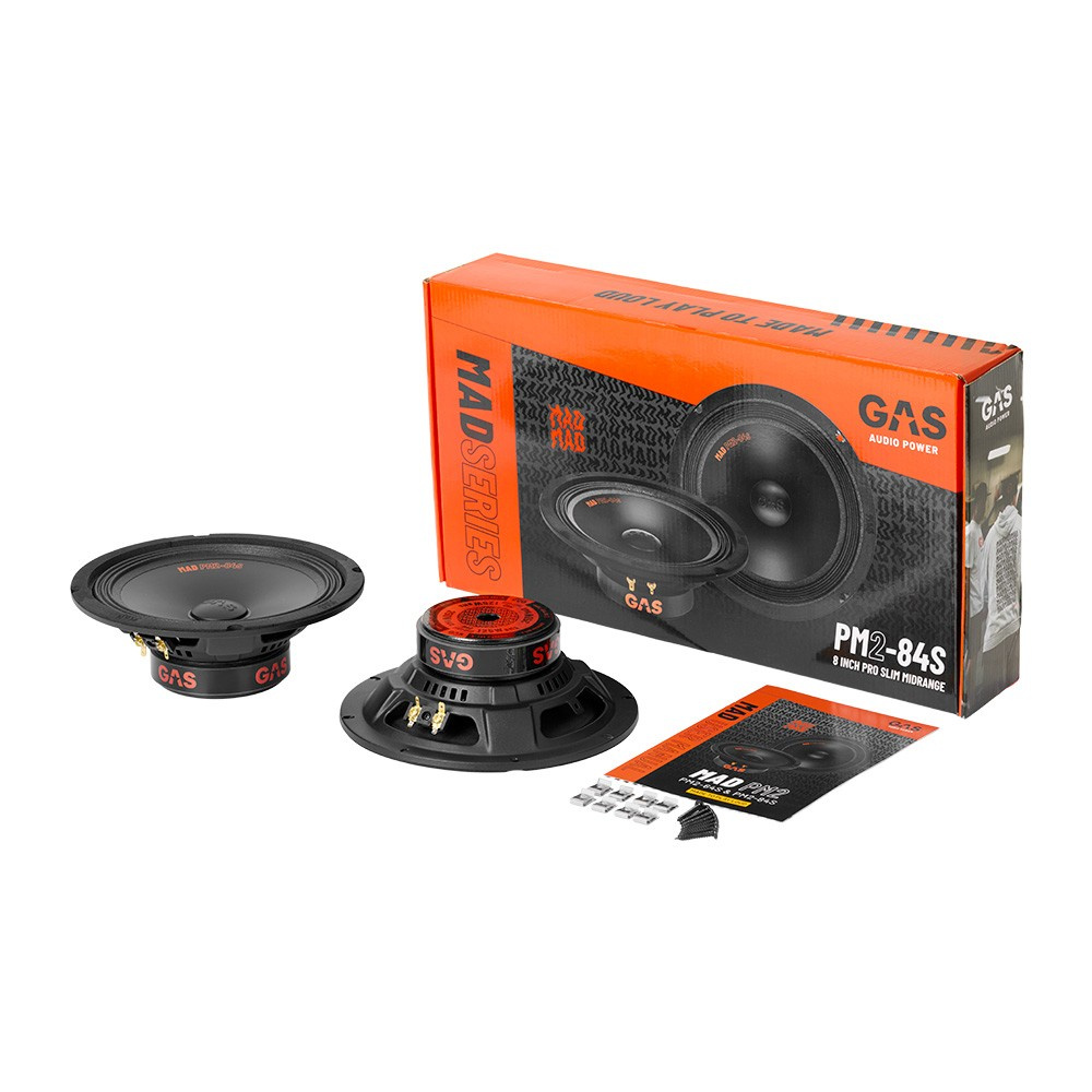 GAS MAD PM2-84S, slank 8-tommers mellomtonebass