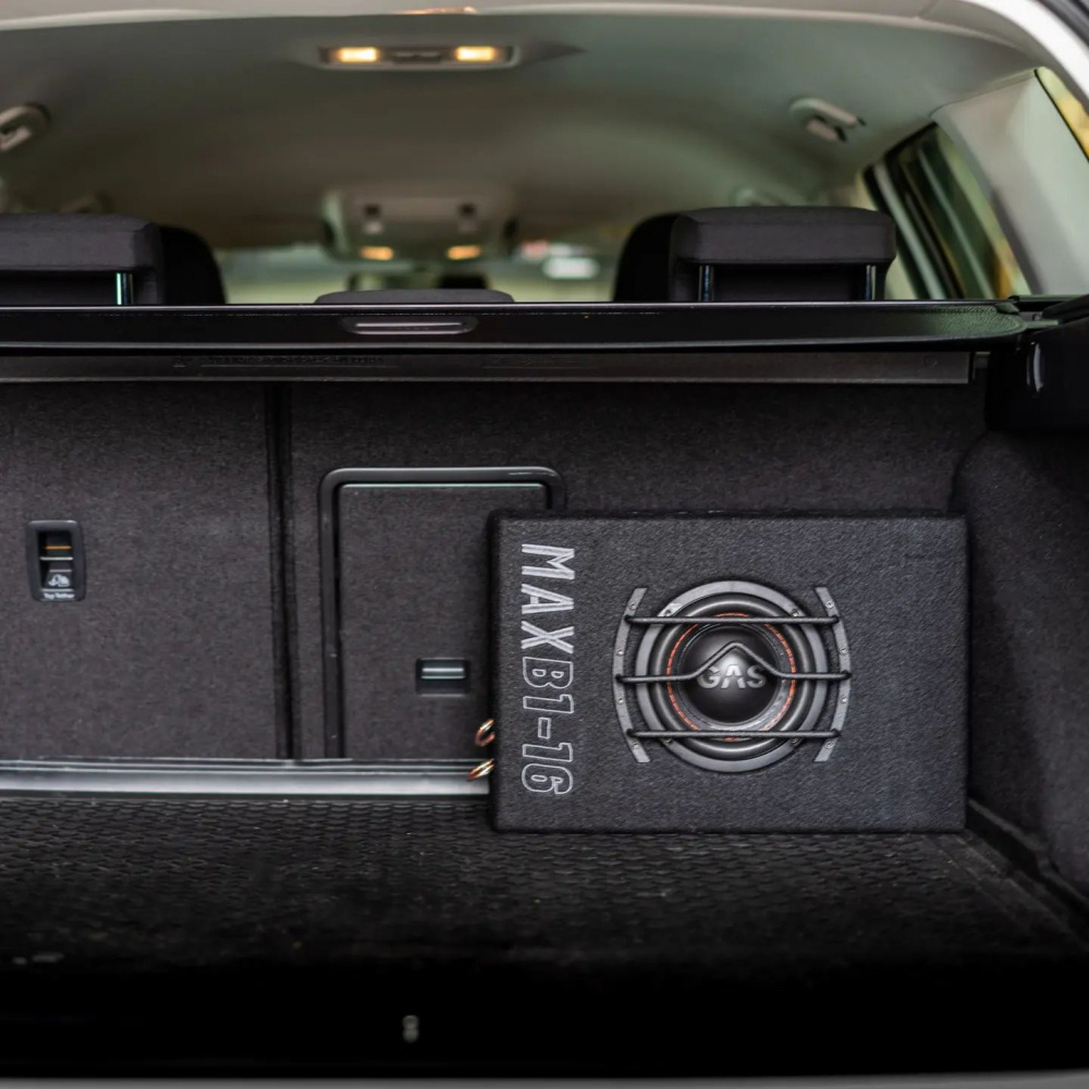 GAS MAX B1-16, rå 1x6.5 tommers basskasse