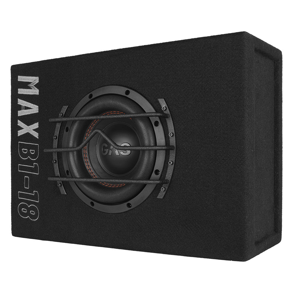 GAS MAX B1-18, rå 1x8 tommers basskasse