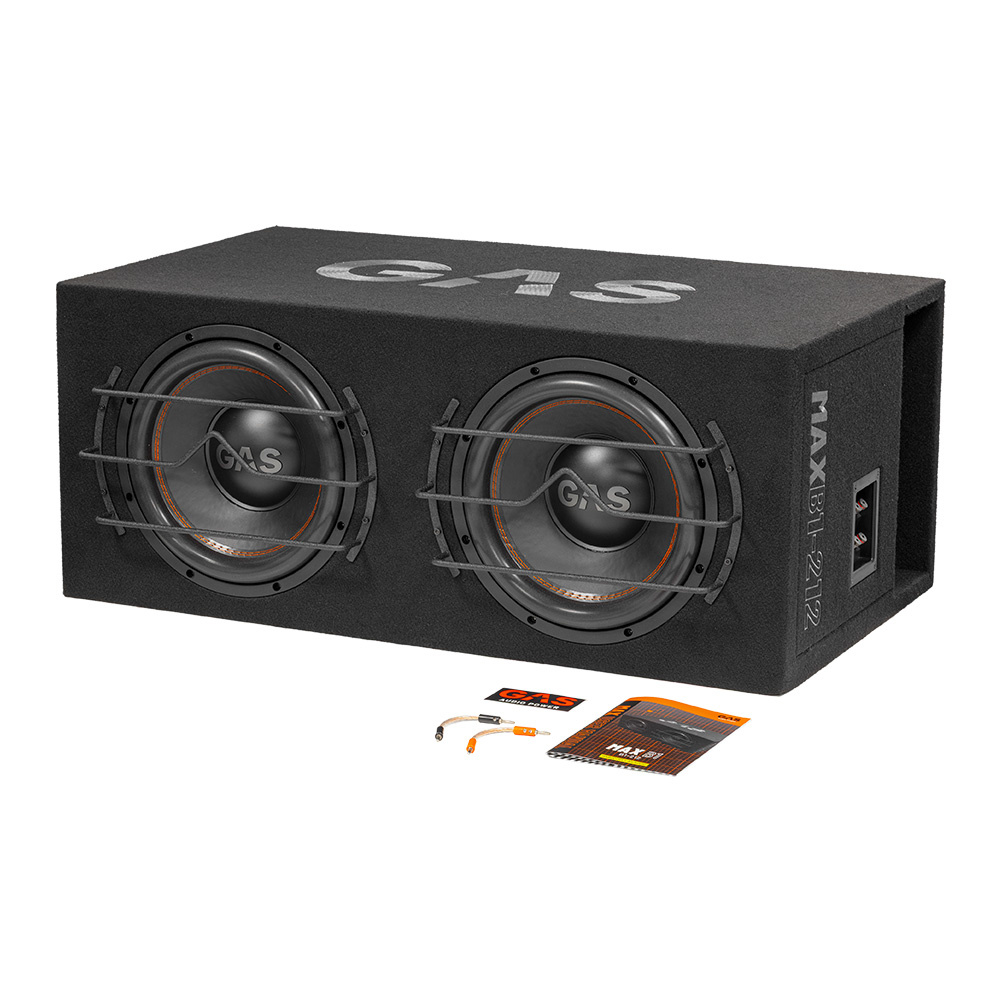 GAS MAX B1-212, rå 2x12 tommers basskasse