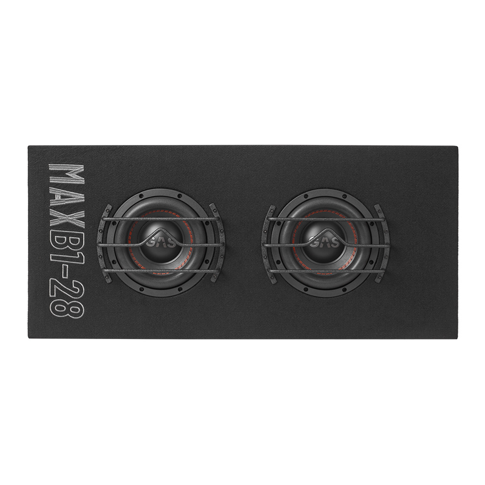 GAS MAX B1-28, virkelig tung 2x8 tommers basskasse