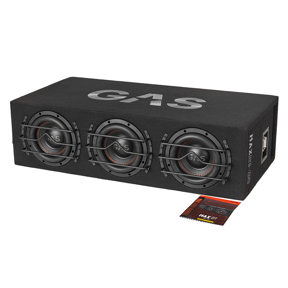 GAS MAX B1-38, virkelig tung 3x8 tommers basskasse
