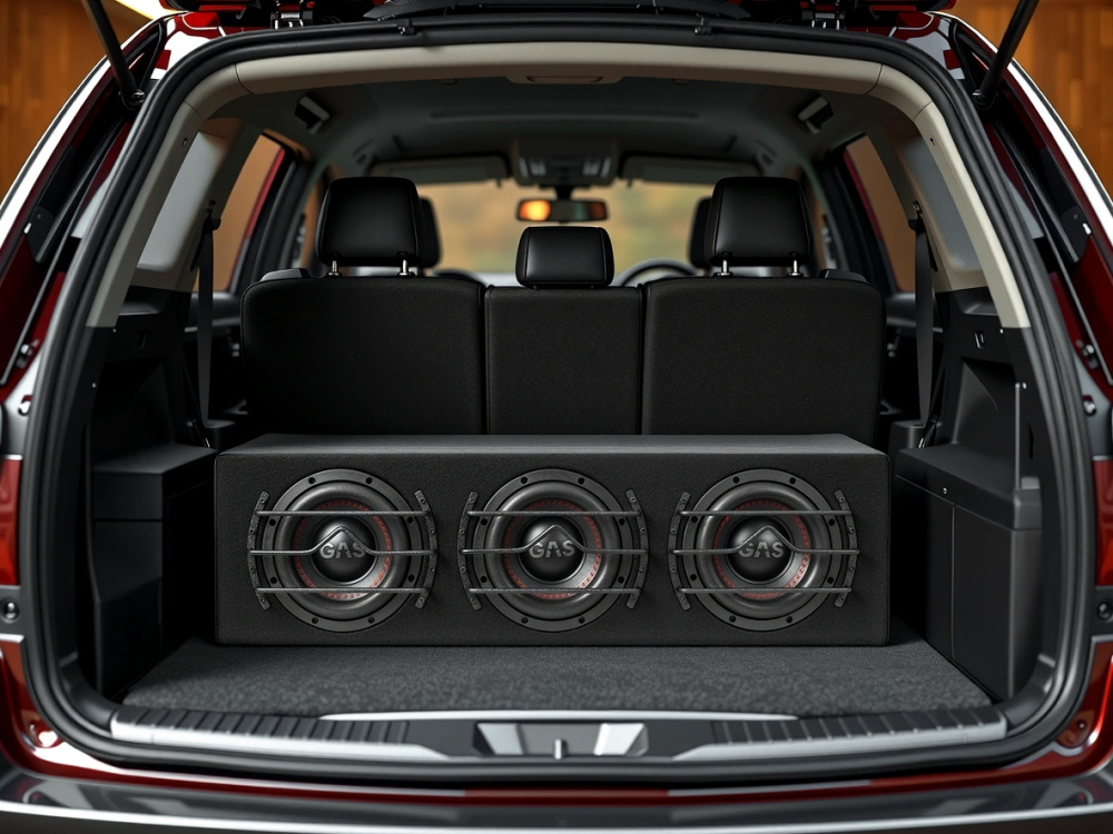 GAS MAX B1-38, virkelig tung 3x8 tommers basskasse