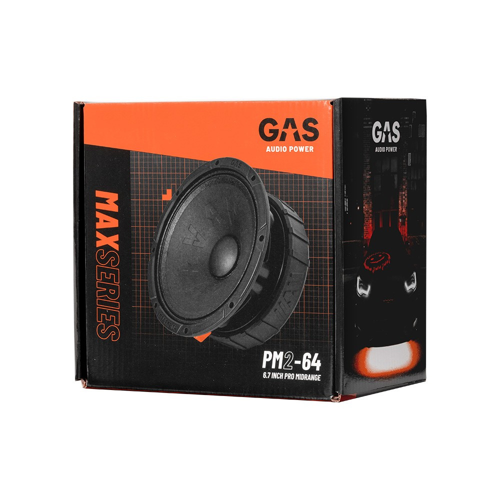 GAS MAX PM2-64, 6.7 tommers bass/midbass, stykk