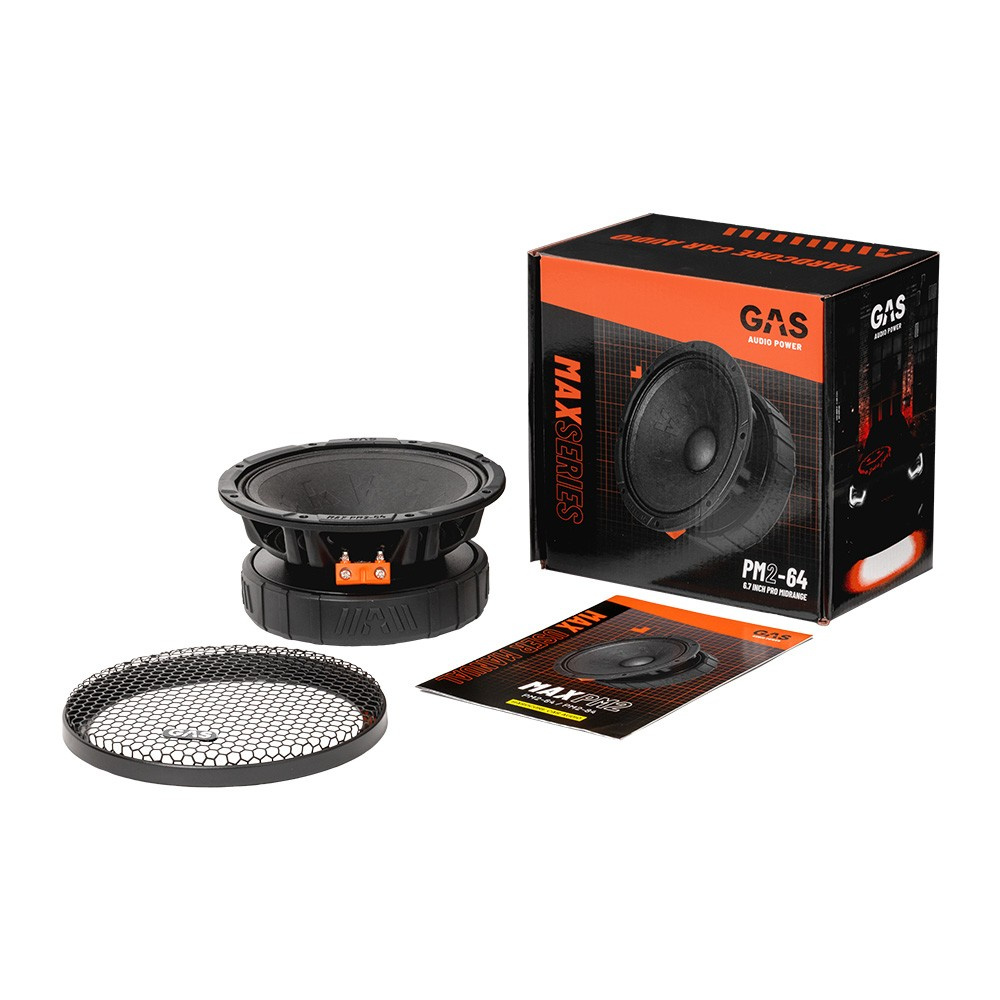 GAS MAX PM2-64, 6.7 tommers bass/midbass, stykk