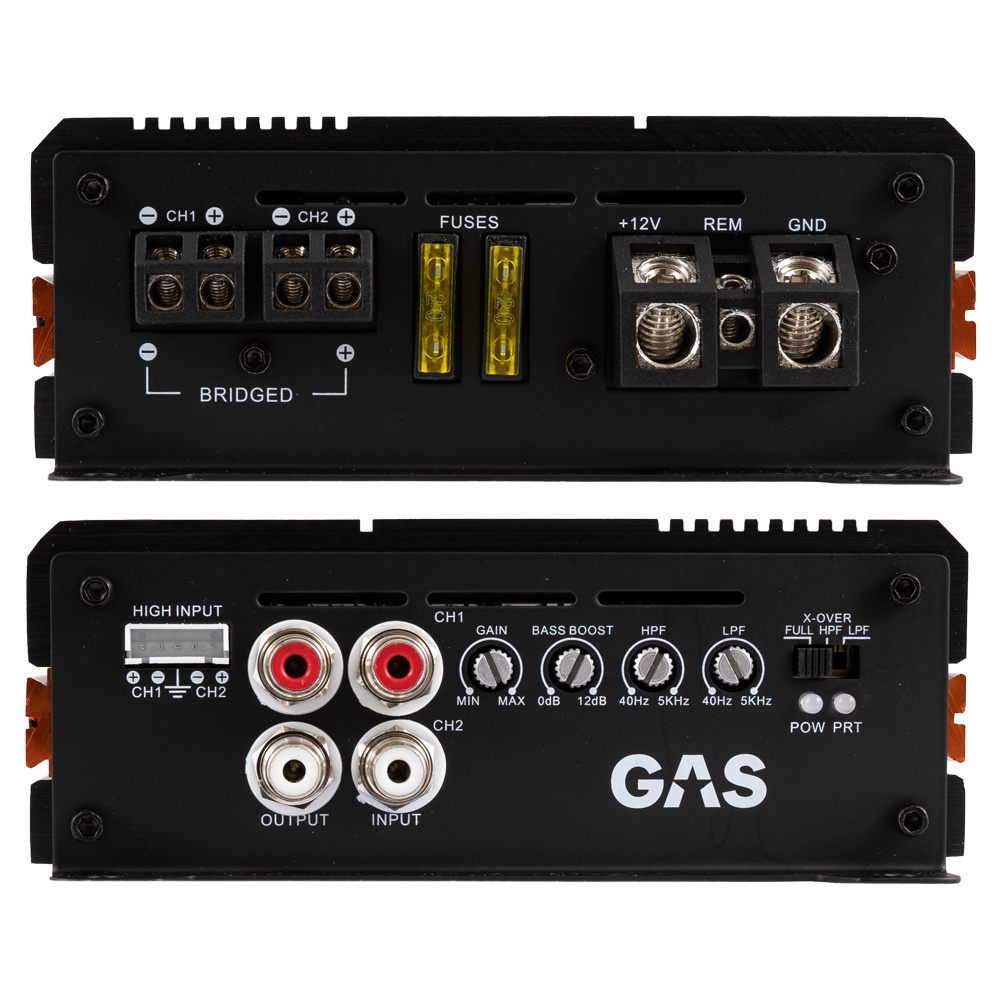 GAS PRO POWER 80.2, 2-kanals forsterker