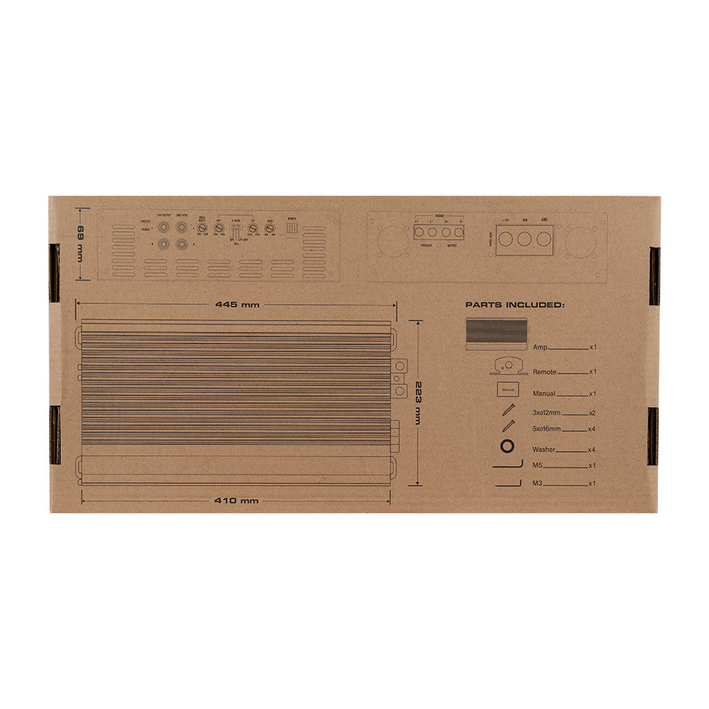 GAS PRO SPL POWER 2500.2DF, 2-kanals forsterker
