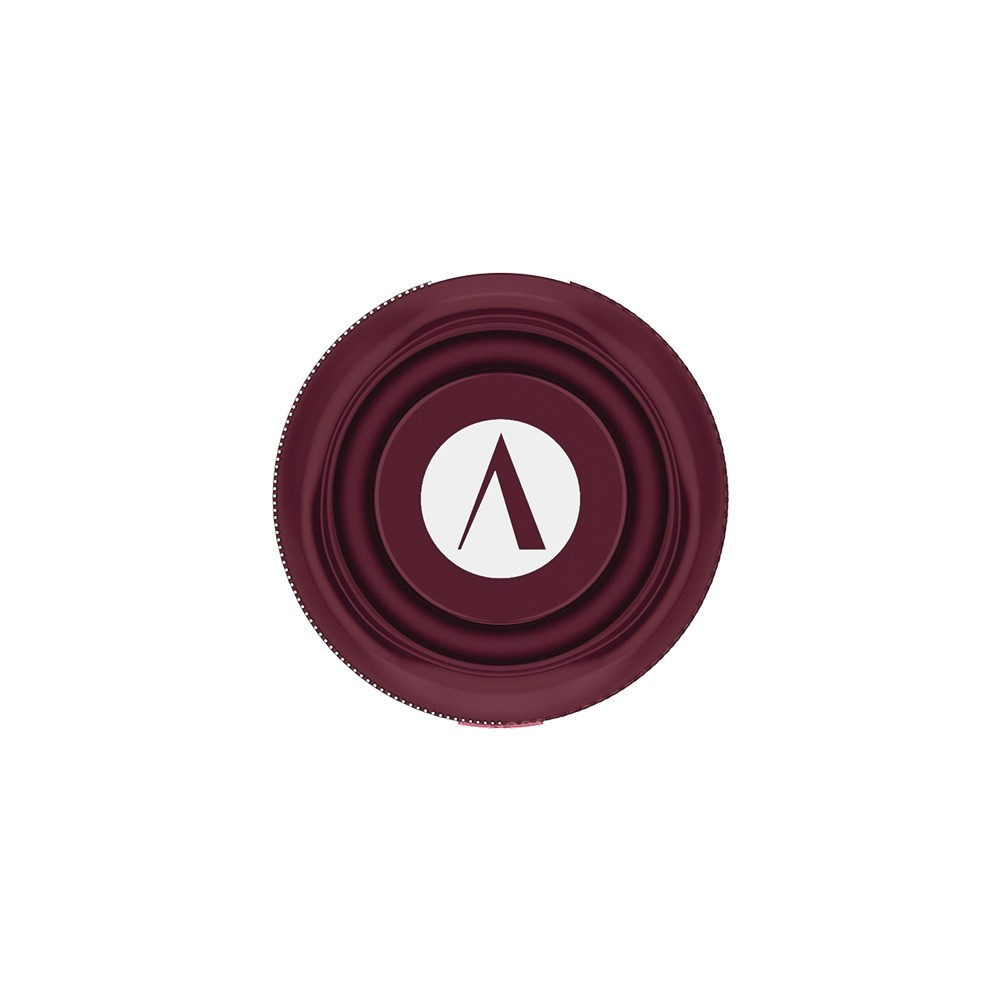 Arcsound EDGE Ruby Red kraftig bærbar høyttaler med Bluetooth, svart