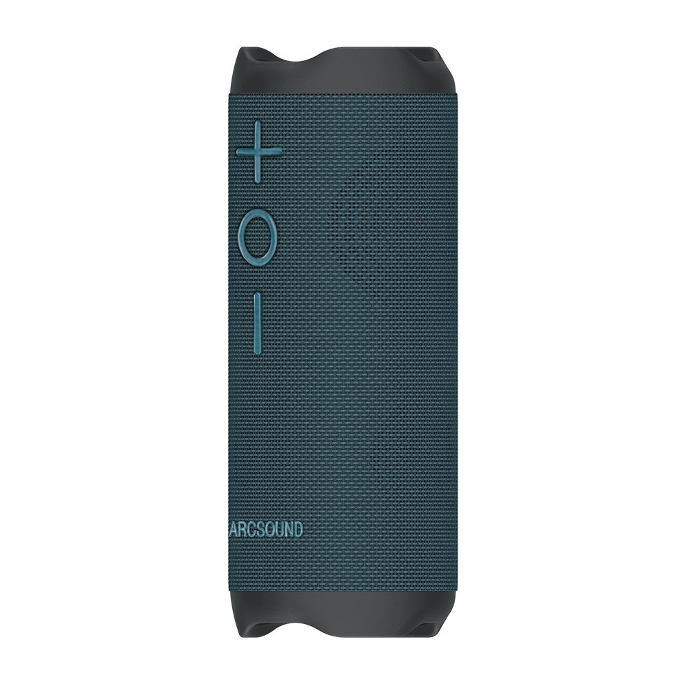 Arcsound EDGE Sapphire Blue kraftig bærbar høyttaler med Bluetooth, svart