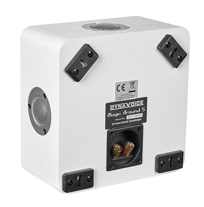 Dynavoice Magic Around-5 EX v3, surroundhøyttaler hvit eik, par