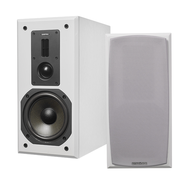 Dynavoice Definition DM-6 stativhøyttaler, hvitt par