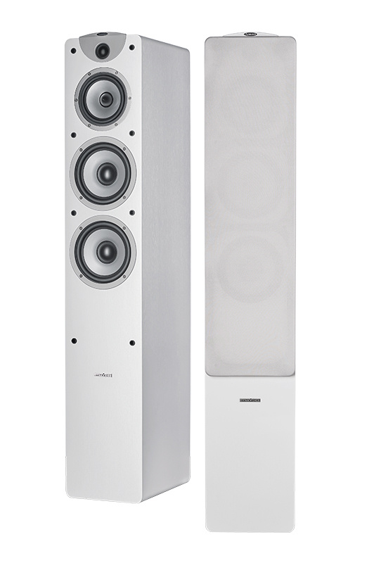 Dynavoice Magic F-7 EX v3 gulvhøyttaler hvit eik, par