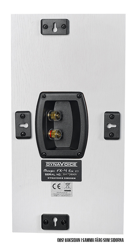 Dynavoice Magic FX-4 EX v3 Vegghøyttaler Svart ask, par