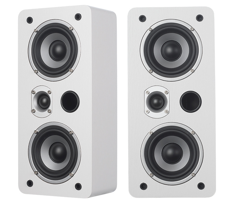 Dynavoice Magic LCR-4 EX v3 Vegghøyttaler hvit eik, par