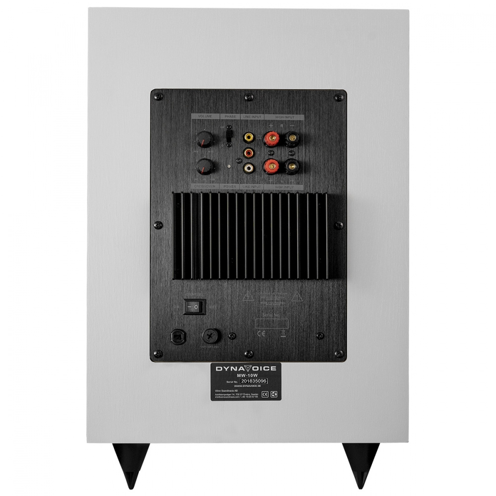Dynavoice Magic MW10 subwoofer, hvit