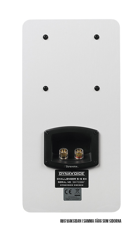 Dynavoice Challenger S-5 EX v4 vegghøyttalere Svart, par