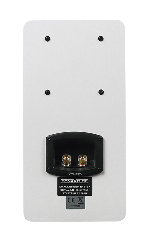 Dynavoice Challenger S-5 EX v4 vegghøytalere hvit, par
