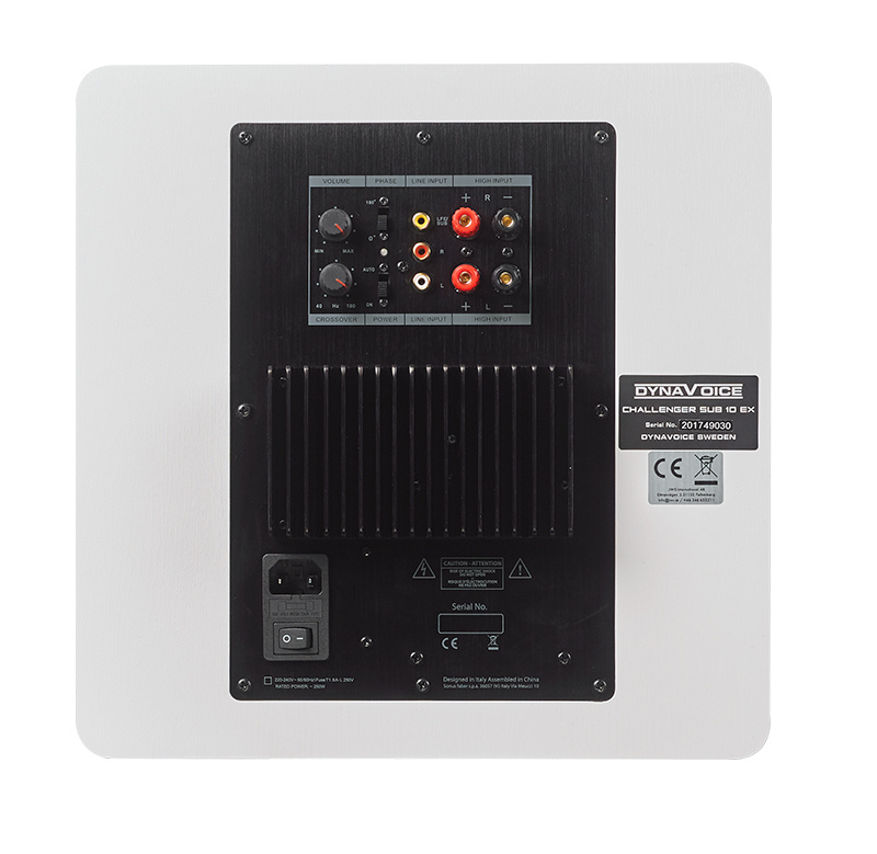 Dynavoice Challenger Sub 10 EX aktiv subwoofer, hvit
