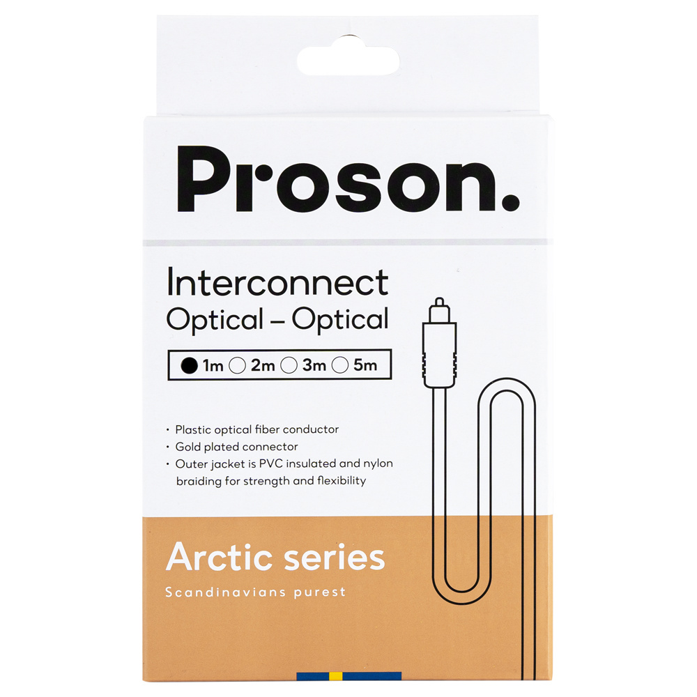 Proson Arctic optisk kabel, 1 meter