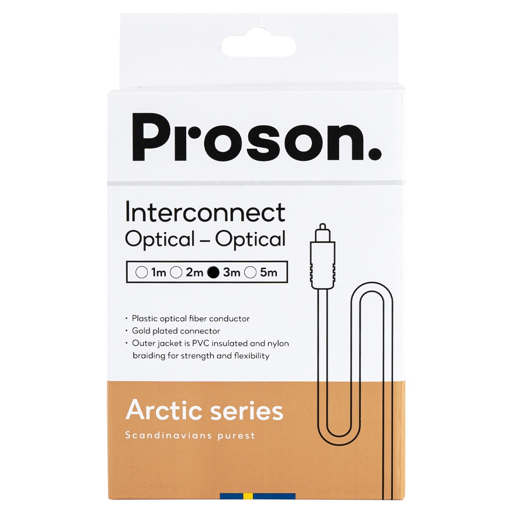 Proson Arctic optisk kabel, 3 meter