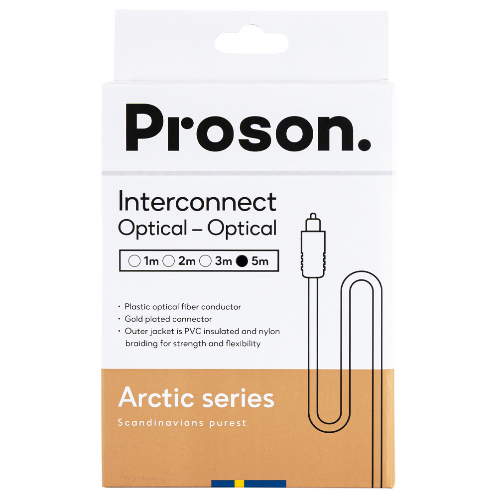 Proson Arctic optisk kabel, 5 meter