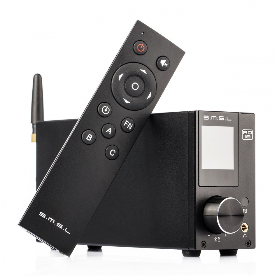 SMSL Audio AD18, forsterker med DAC